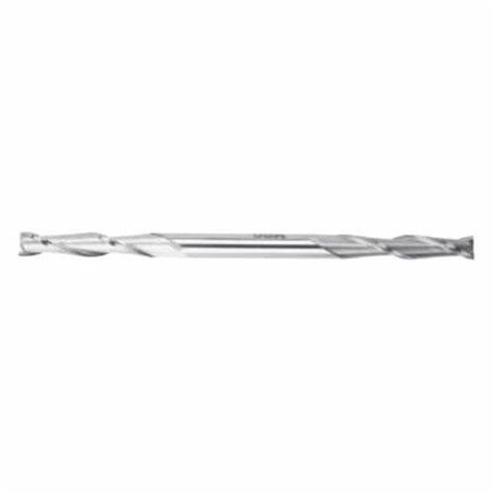 Morse End Mill, Center Cutting Double End Long Length, Series 1894, 316 Cutter Dia, 338 Overall Leng 43255